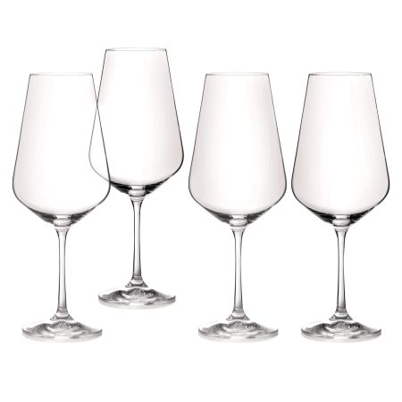 Trudeau Stemmed Wine Glasses, 4-pk