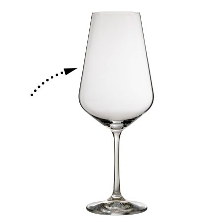 Trudeau Stemmed Wine Glasses, 4-pk