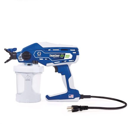 Graco TrueCoat 360 Cordless Connect Paint Sprayer with Multi-Directional Spray, Blue