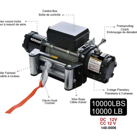 Tundra Tested 12V Truck Winch, 10,000-lb