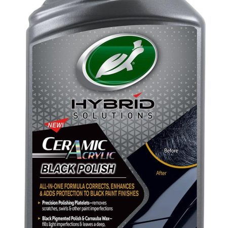 Turtle Wax Hybrid Solutions Ceramic Acrylic Car Black Polish, 414-mL