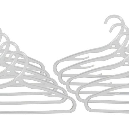 type A Plastic Slim Kids' Hangers, 10-pk