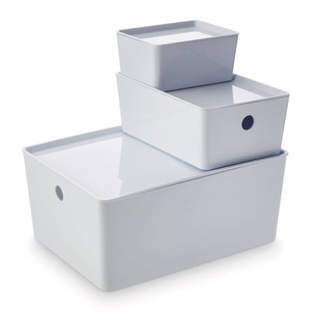 type A Storage Bin with Lid, 12-L