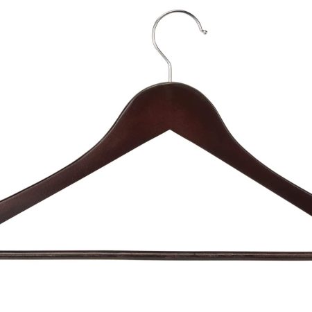 type A Walnut Wood Hanger, 18-pk