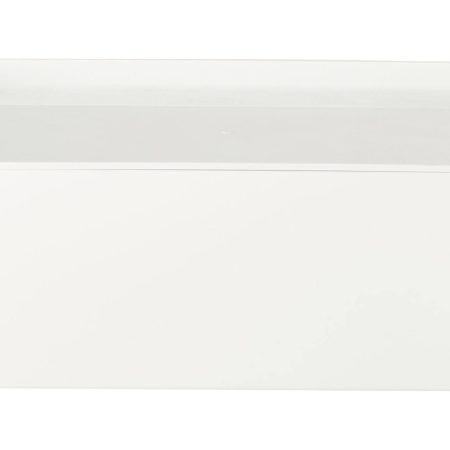 Type A Flexible Storage Bin with Lid, White, 3.8-L