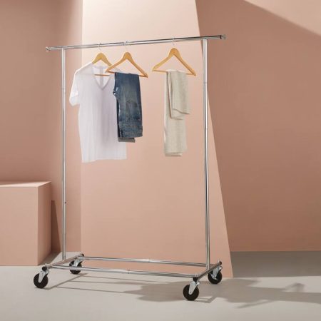 type A Radiant Commercial Adjustable Freestanding Clothing Rack