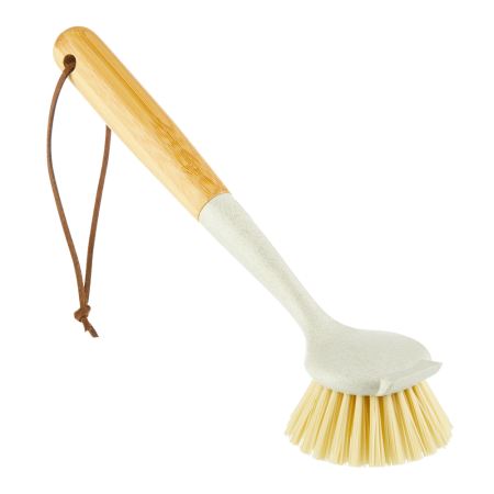 type A Dish Brush with Built-in Scraper