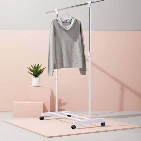 type A Prima Freestanding Adjustable Clothing Rack with Tool-Free Assembly