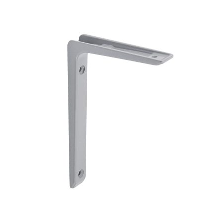 type A Medium-Duty Shelf Bracket, Grey, 8 x 12-in