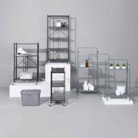 type A Align 3-Tier Vertical Folding Storage Rack