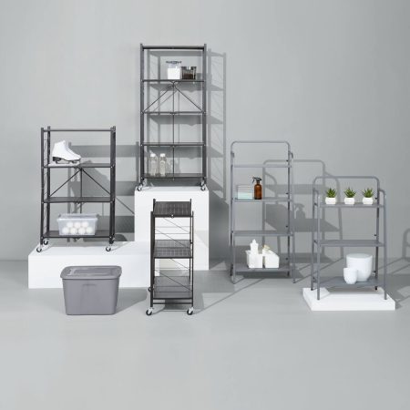 type A Align 4-Tier Vertical Folding Storage Rack