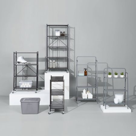 type A Align 4-Tier Vertical Folding Storage Rack