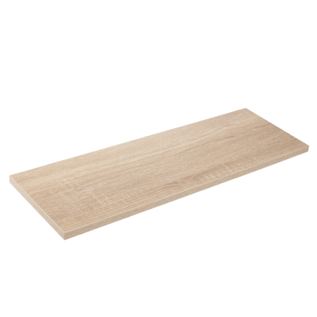 type A Floating Wall Shelf Board, Oak Sonoma Finish, 12 x 35-in