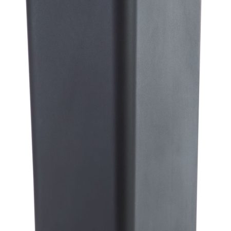 Type A Slim Black Resin Garbage Can, 30-L