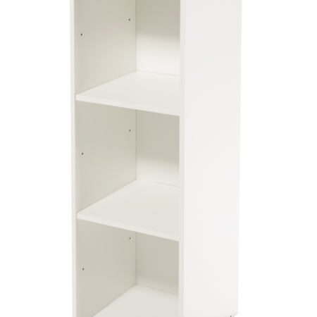 type A Stack Modular 3-Shelf Organizer, White