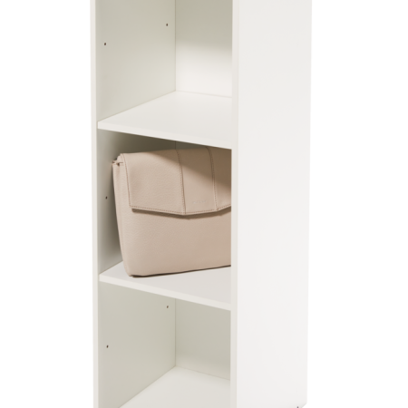 type A Stack Modular 3-Shelf Organizer, White