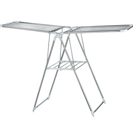 type A Stainless Steel Gullwing Drying Rack, 61.5 x 20 x 38.5-in