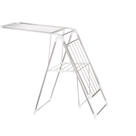 type A Stainless Steel Gullwing Drying Rack, 61.5 x 20 x 38.5-in