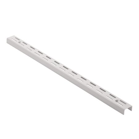 type A Double Track S-32 Wall Upright Shelf Bracket, White, 39-in