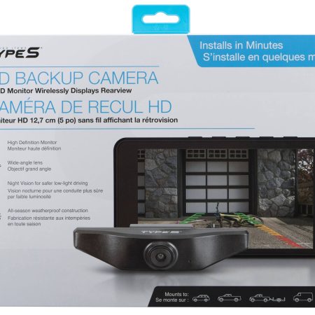 Type S Backup Camera, with 5-in Monitor, 720p HD