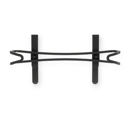 Umbra Squire Under Cabinet/Wall Mount Metal Paper Towel Holder with Mounting Hardware, Black