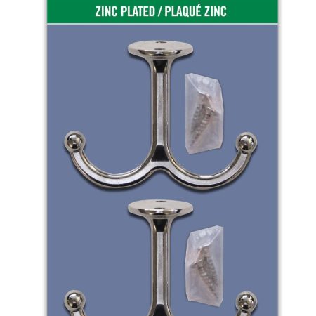 Buildex Undershelf Hook, Zinc Alloy and Zinc-Plated Hooks