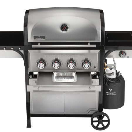 Vermont Castings Vanguard XE 4-Burner Stainless Steel Convertible Propane Gas BBQ Grill