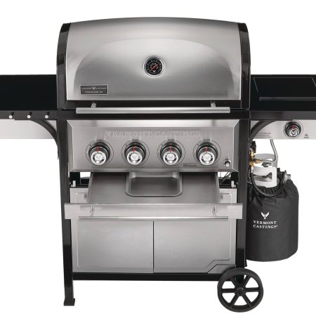 Vermont Castings Vanguard XE 4-Burner Stainless Steel Convertible Propane Gas BBQ Grill