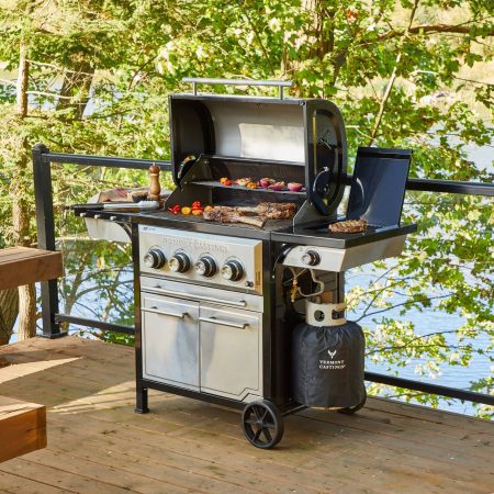 Vermont Castings Vanguard XE 4-Burner Stainless Steel Convertible Propane Gas BBQ Grill