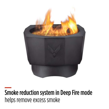 Vermont Castings Low Smoke Wood Pellet Fire Pit, 15 1/8 x 10 5/8-in