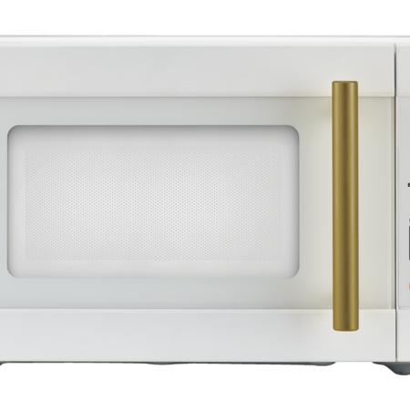 Vida by PADERNO Microwave Oven, White/Gold, 0.9-cu-ft