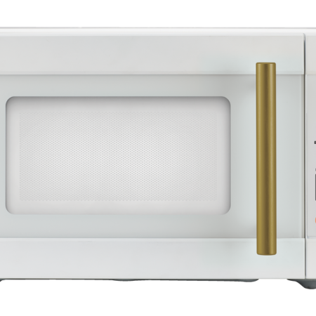 Vida by PADERNO Microwave Oven, White/Gold, 0.9-cu-ft