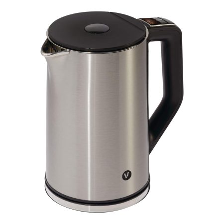 Vida by PADERNO Cordless Temperature Control Electric Kettle w/ Auto Shut-Off, Stainless Steel, 1.5-L