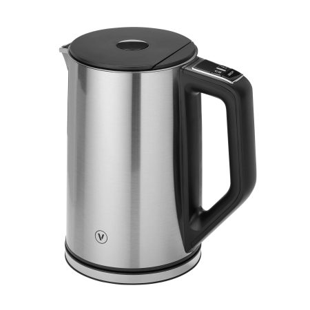 Vida by PADERNO Cordless Temperature Control Electric Kettle w/ Auto Shut-Off, Stainless Steel, 1.5-L