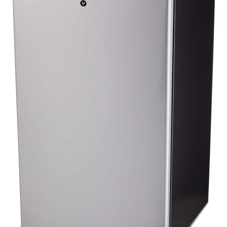 Vida by PADERNO Single-Door Stainless Steel Fridge, 4.4 Cu-Ft