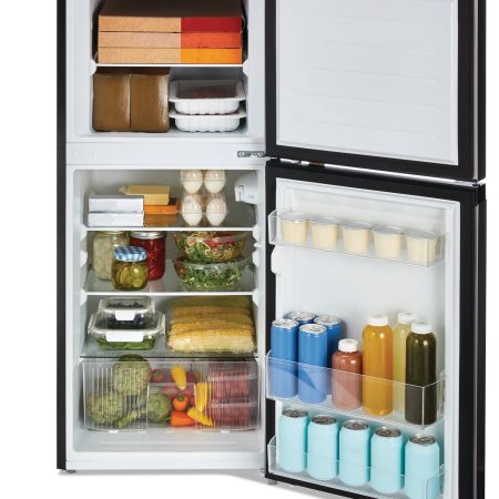 Vida by PADERNO 2-Door Stainless Steel Fridge, 4.5 Cu-Ft