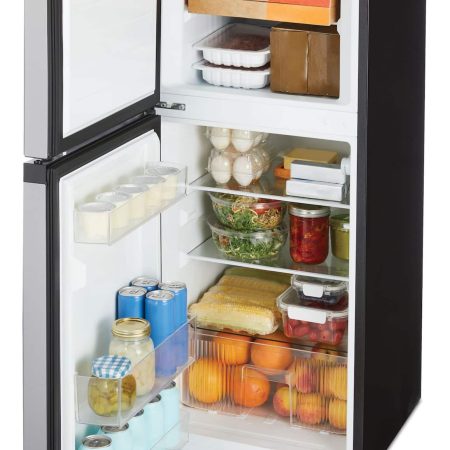 Vida by PADERNO 2-Door Stainless Steel Fridge, 4.5 Cu-Ft