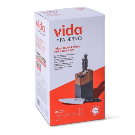 Vida by PADERNO Knife Set, 4-pc