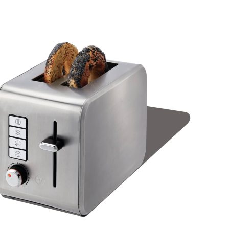 Vida by PADERNO Stainless Steel Toaster with 7 Settings, 2-Slices