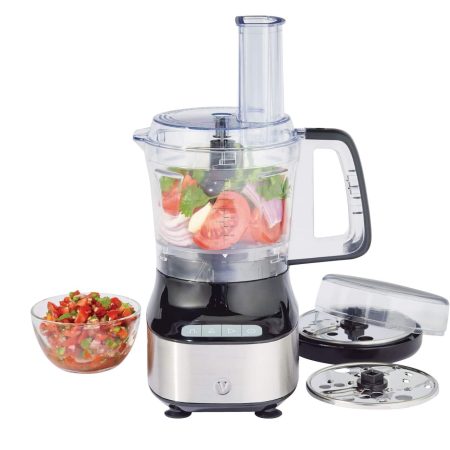 Vida by PADERNO Compact 3-Cup Mini Food Chopper with Storage Case, Silver