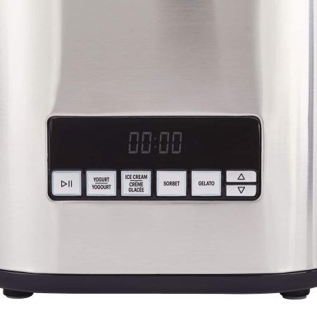 Vida by PADERNO Digital Ice Cream Maker, 4-in-1 Ice Cream & Frozen Treat Maker, Stainless Steel, 1.9-L