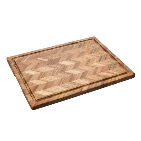 Vida by PADERNO Herringbone Acacia Wood Board