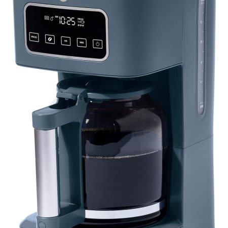 Vida by PADERNO Colour Series Programmable Coffee Maker with Auto Shut Off, Bluefin, 14-Cup