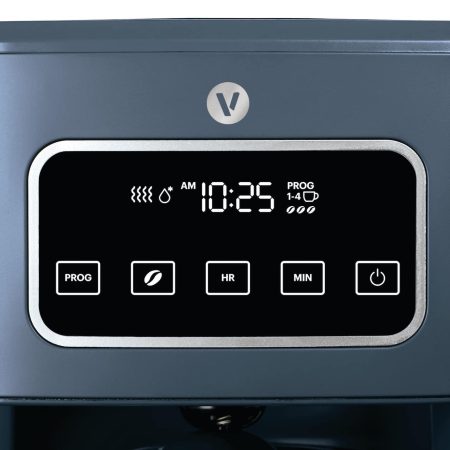 Vida by PADERNO Colour Series Programmable Coffee Maker with Auto Shut Off, Bluefin, 14-Cup