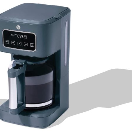 Vida by PADERNO Colour Series Programmable Coffee Maker with Auto Shut Off, Bluefin, 14-Cup