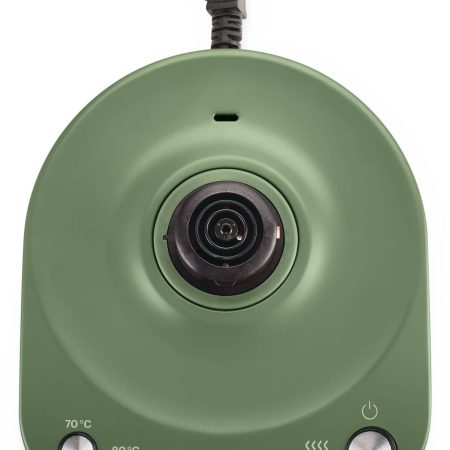 Vida by PADERNO Colour Series Electric Variable Temperature Steeping Kettle, Matcha, 1.7-L