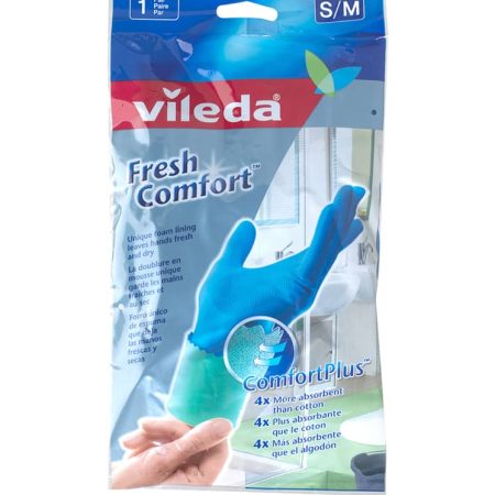 Vileda Fresh Comfort Cleaning Gloves, 1-Pair