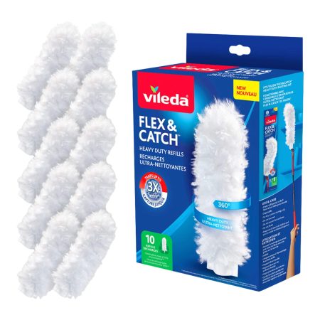 Vileda Flex & Catch Heavy Duty Dusting Refills, 10-ct