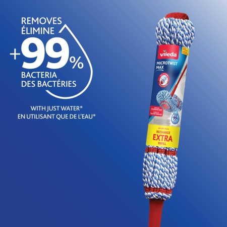 Vileda MicroTwist MAX Mop with Bonus Refill