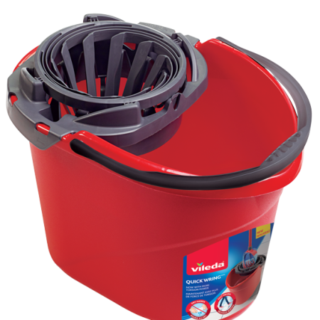 Vileda QuickWring Bucket with Torsion Wringer